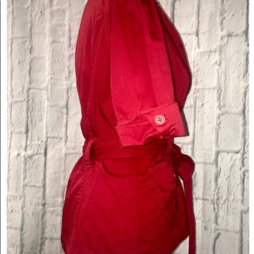 Red Structured Career Jacket - Picture 3 of 4